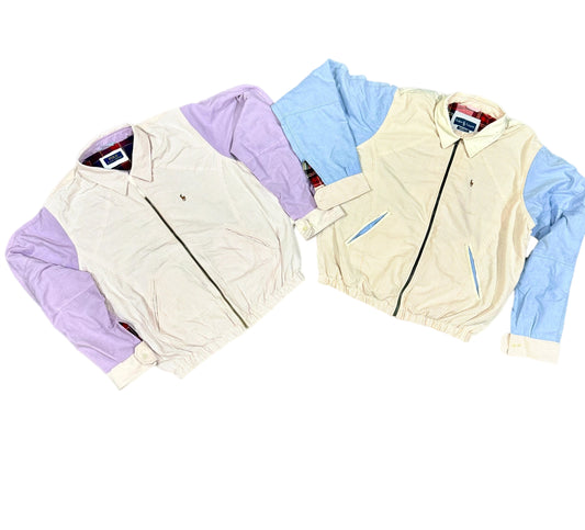 Upcycled Polo RL Harrington jackets
