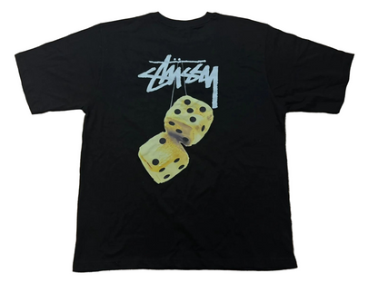 Upcycled Stussy Inspired Logo Printed T-Shirts