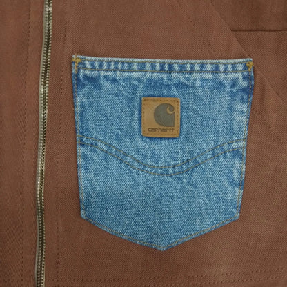 upcycled Carhartt solid vest