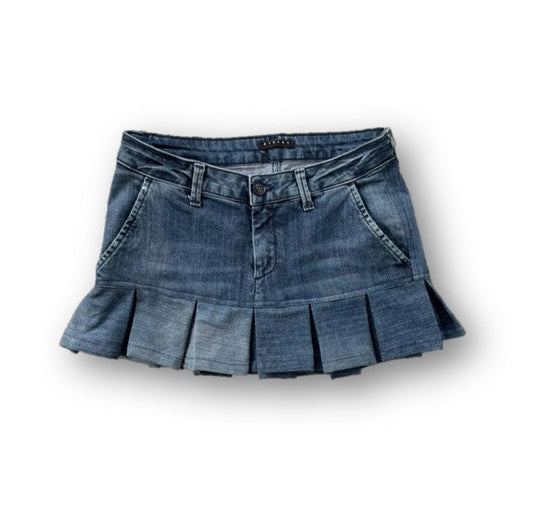 Upcycled Y2K mini skirt